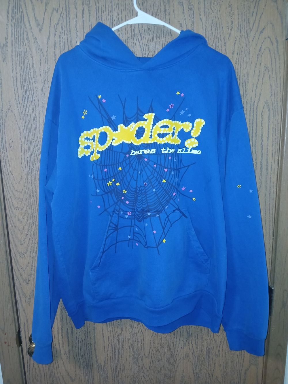 Sp5der Tc Blue Hoodie